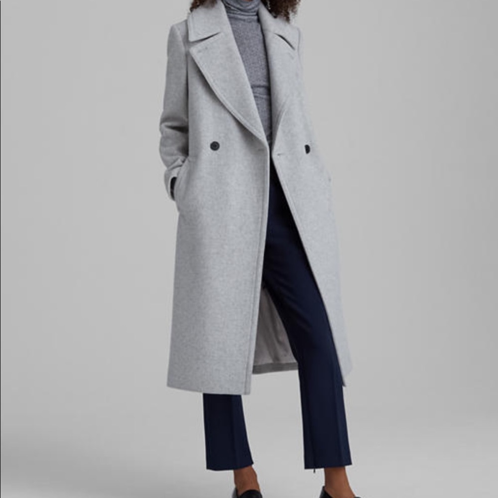 Daylina Coat in Light Heather Gray